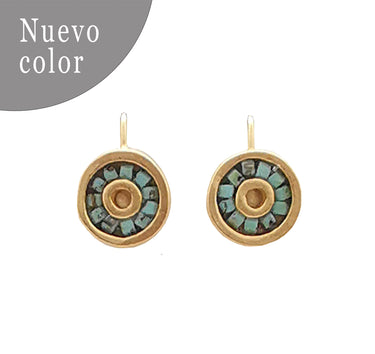 Aretes Iris dorado